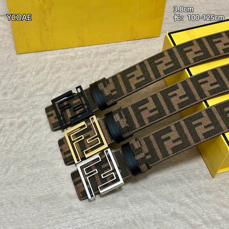 Fendi belt 38mmX100-125cm 8L38